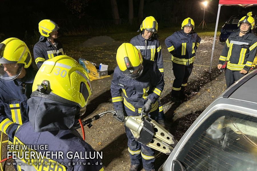 Ausbildung mit der Feuerwehr Mittenwalde